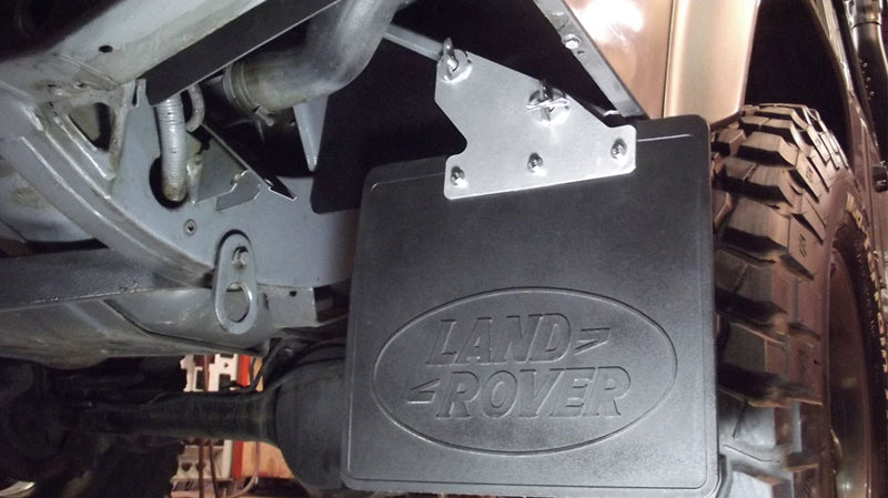 Pair Of Heavy Duty Rear Mud Flap Kit For Land Rover Defender 110 – Includes Brackets